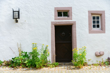 Fototapeta na wymiar old house in Kronenburg, Eifel, Germany