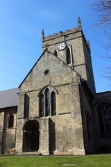 Fototapeta premium St Nicholas Church, North Newbald, East Riding of Yorkshire.