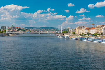 panorama of the city of Budapest in Hungary