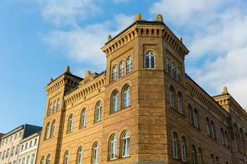 Fototapeta na wymiar historic building in the old town of Stralsund, Germany
