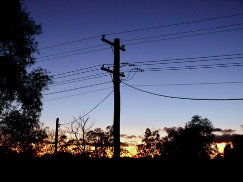 Dawn In A Suburban Street