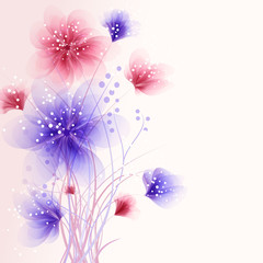 vector background with Flowers 938