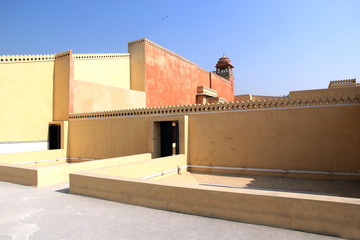 Exterior of the Wind Palace in Jaipur, India (Hawa Mahal)