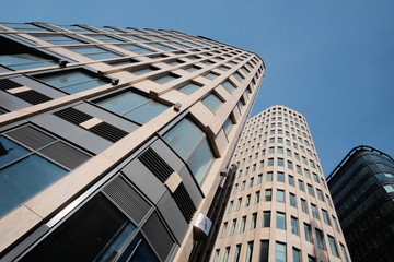 modern office building in moscow