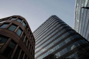 Modern office building in the city. Moscow