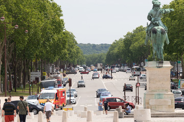 A View down Versaille