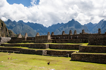 Fototapeta na wymiar Macchu picchu city, other beautiful and non seen sides of the temple