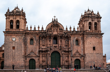 Fototapeta na wymiar Cusco main church