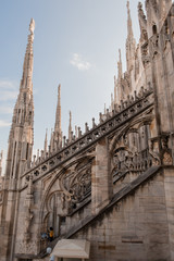 Great sunny summer day in Milano