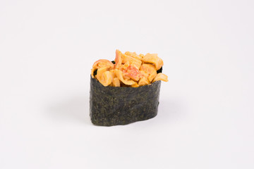 sushi rolls on a white background. Sushi Roll Sushi menu