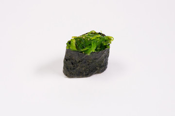 sushi rolls on a white background. Sushi Roll Sushi menu