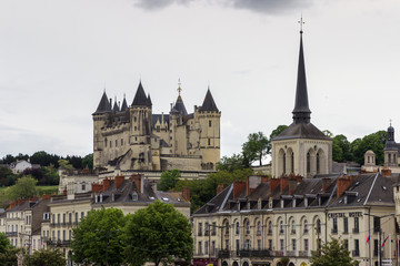 View of Loire valley in France