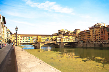 Naklejka premium Ponte Vecchio - Florence