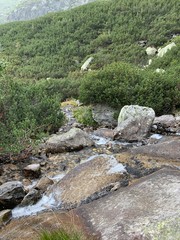 river in the mountains