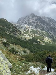 Fototapeta premium hiking in the mountains