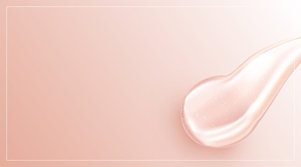 Template poster for beauty industry