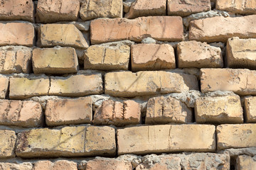 Old brick wall in a background image