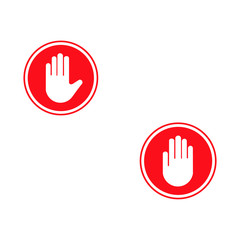 stop hand icon
