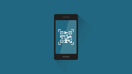 Smartphone that scans QR code