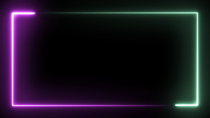 Abstract neon laser effect background
