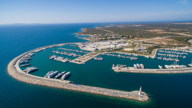 Aegean Didim Marin Bird View Turkey