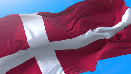 3d flag waving background