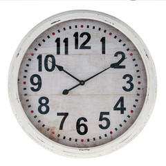 Vintage clock in Arabic numerals
