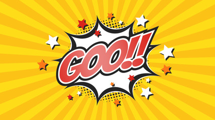 Comic Pop Art text message