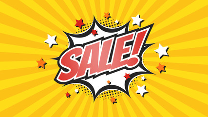 Comic Pop Art text message