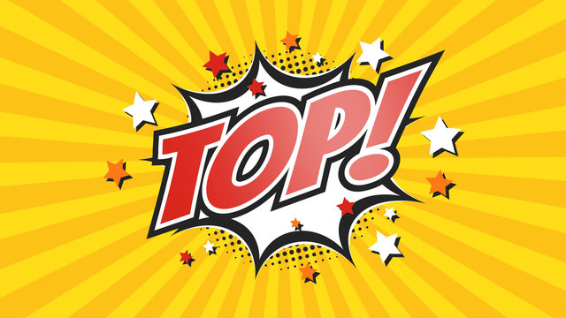 Fototapeta Comic Pop Art text message