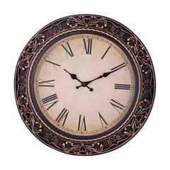 Vintage Clock in Roman numerals