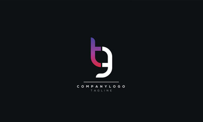 bg Letter Logo Design Icon Vector Symbol