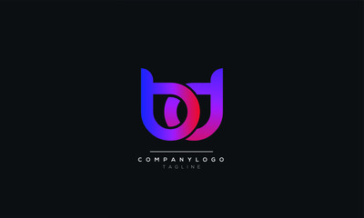 Letter bd Logo Design Icon Vector Symbol
