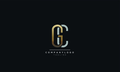GC Letter Logo Design Icon Vector Symbol