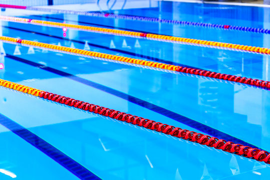 Empty Olympic Swimming Pool