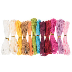 a set of floss threads