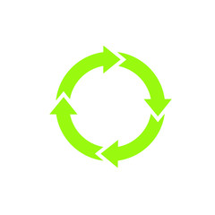 green arrow circle icon