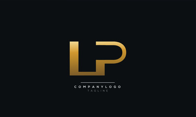 Letter LP Logo Design Icon Vector Symbol