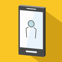 スマートフォンのアイコン 人物