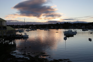 Fototapeta na wymiar Bass Harbor, Maine