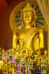 Buddha statue Enshrined in the church