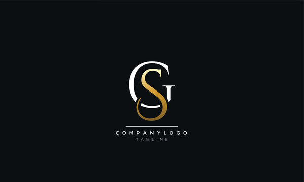 Letter Gs Sg Linked Logo Design Stock Vector (Royalty Free) 436158043 |  Shutterstock