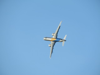 airplane in the sky