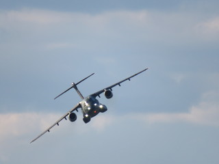 airplane in the sky