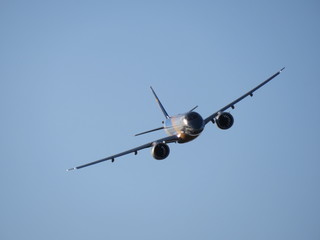 airplane in flight