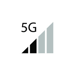 signal icon 5g Icon symbol Flat vector illustration for graphic and web design.