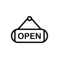 Open tag icon template