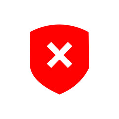 cross switzerland in shield  flag icon