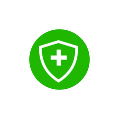 cross switzerland in shield  flag icon