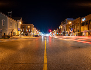 Obraz premium Night Long Exposure Architecture Buildings